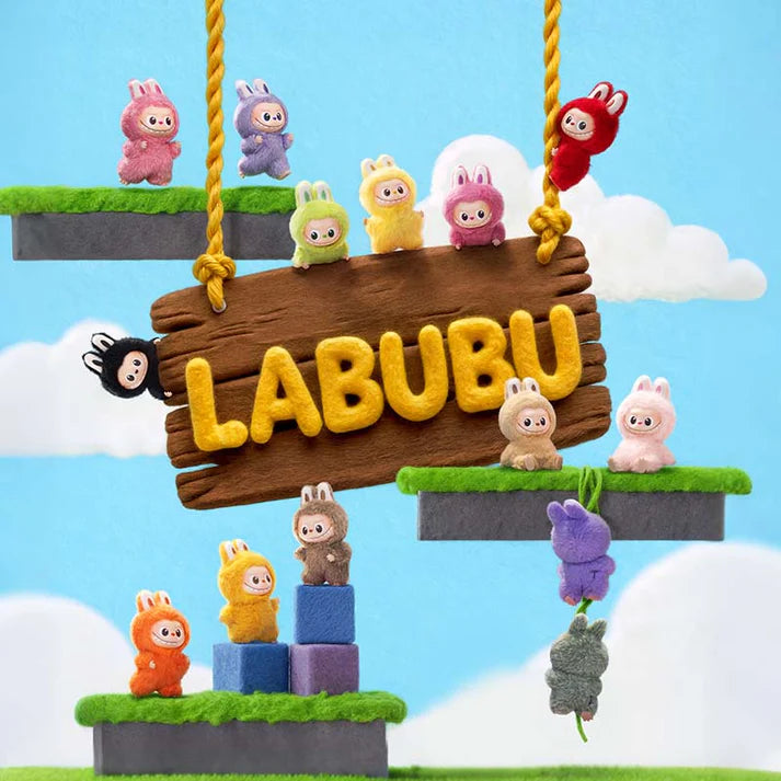 LABUBU V4 Pin For Love Series - Vinyl Plush Pendant Blind Box (A-M)