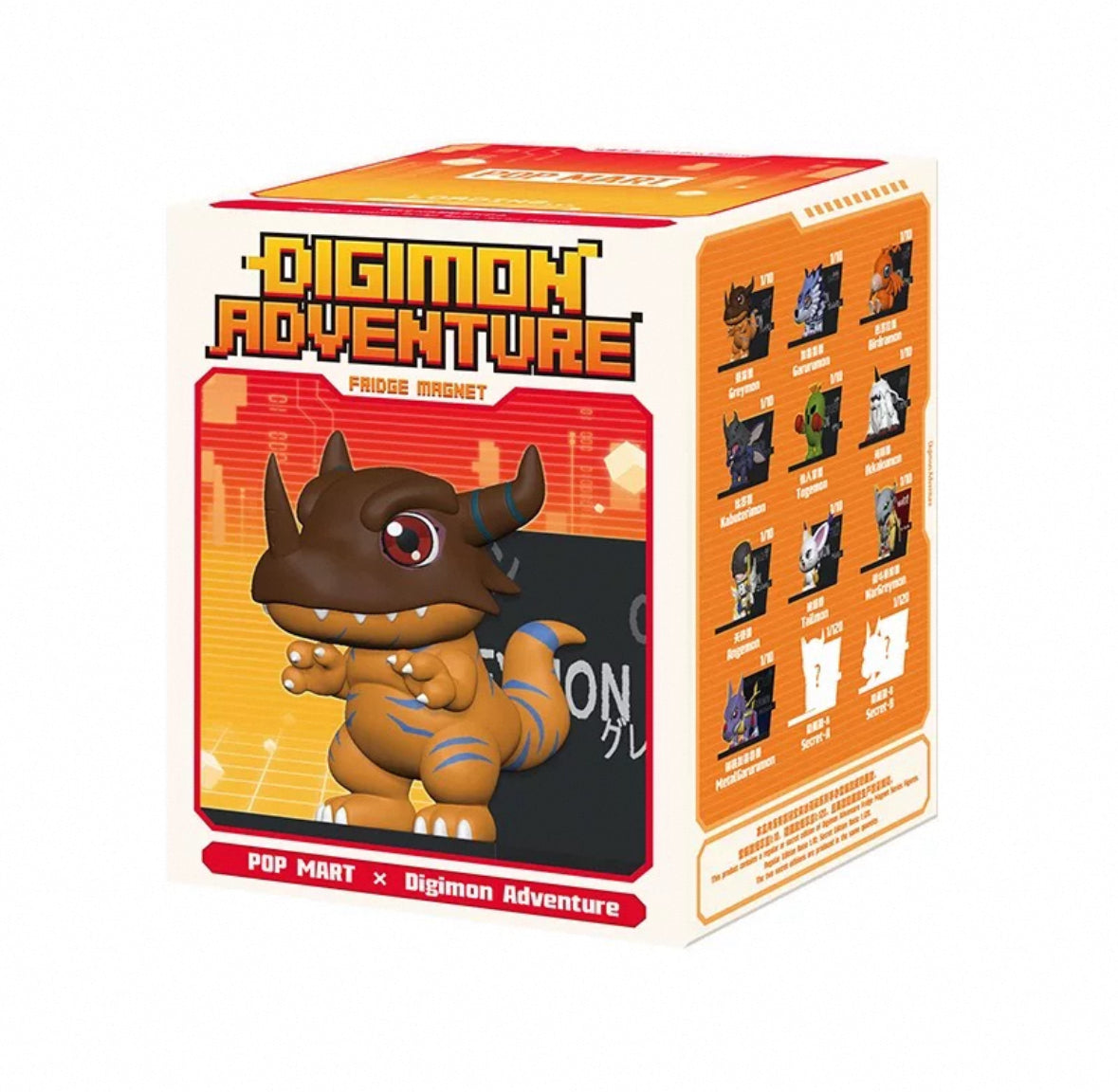 POP MART Digimon fridge magnets