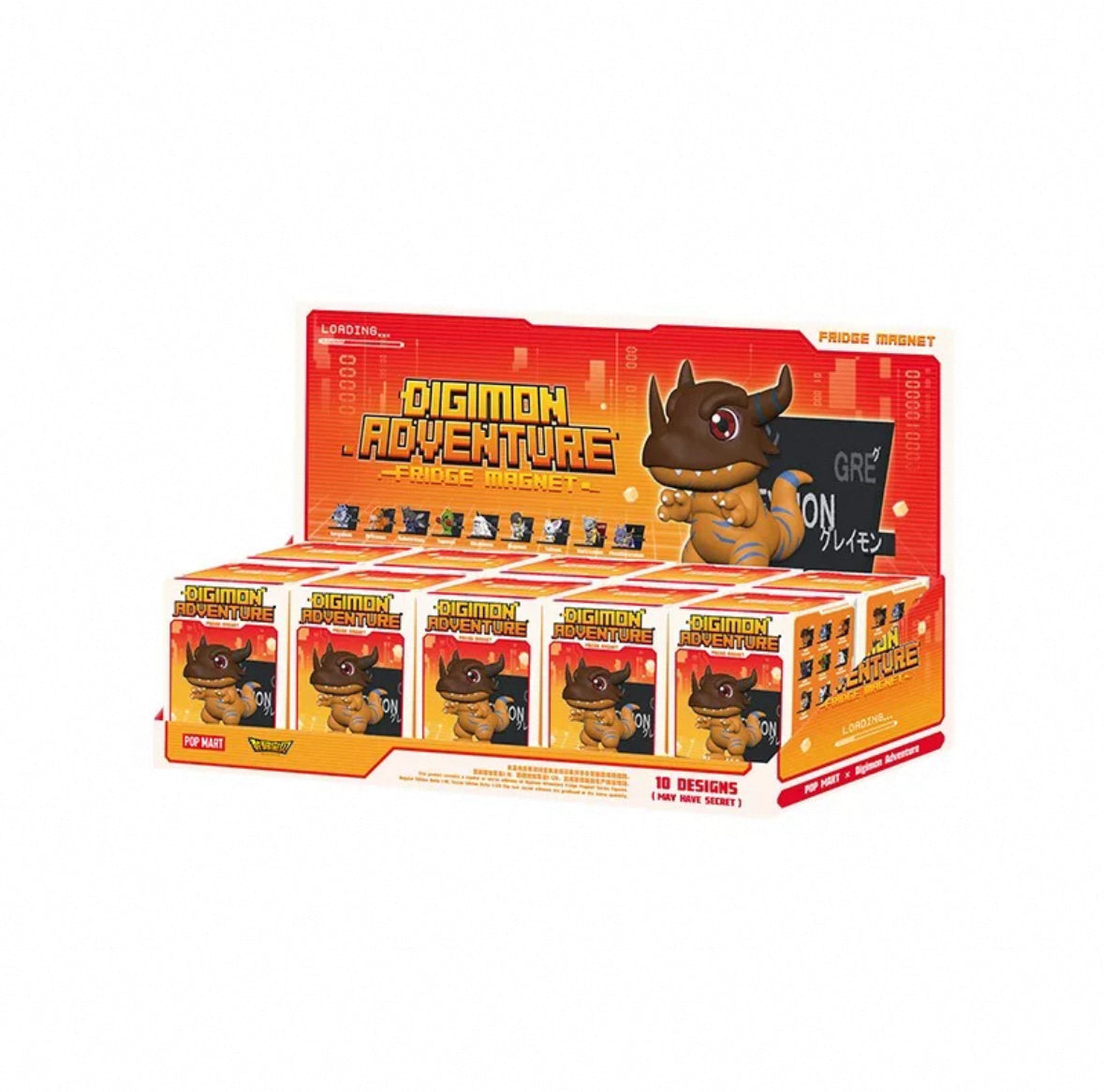POP MART Digimon fridge magnets